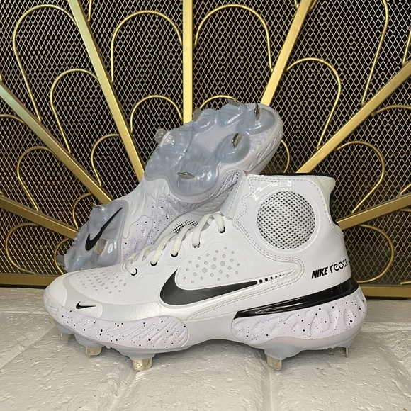 Nike Baseball React Alpha Huarache Elite 3 Metal Cleats Men's Size 7 CZ7946-104 - Picture 1 of 9